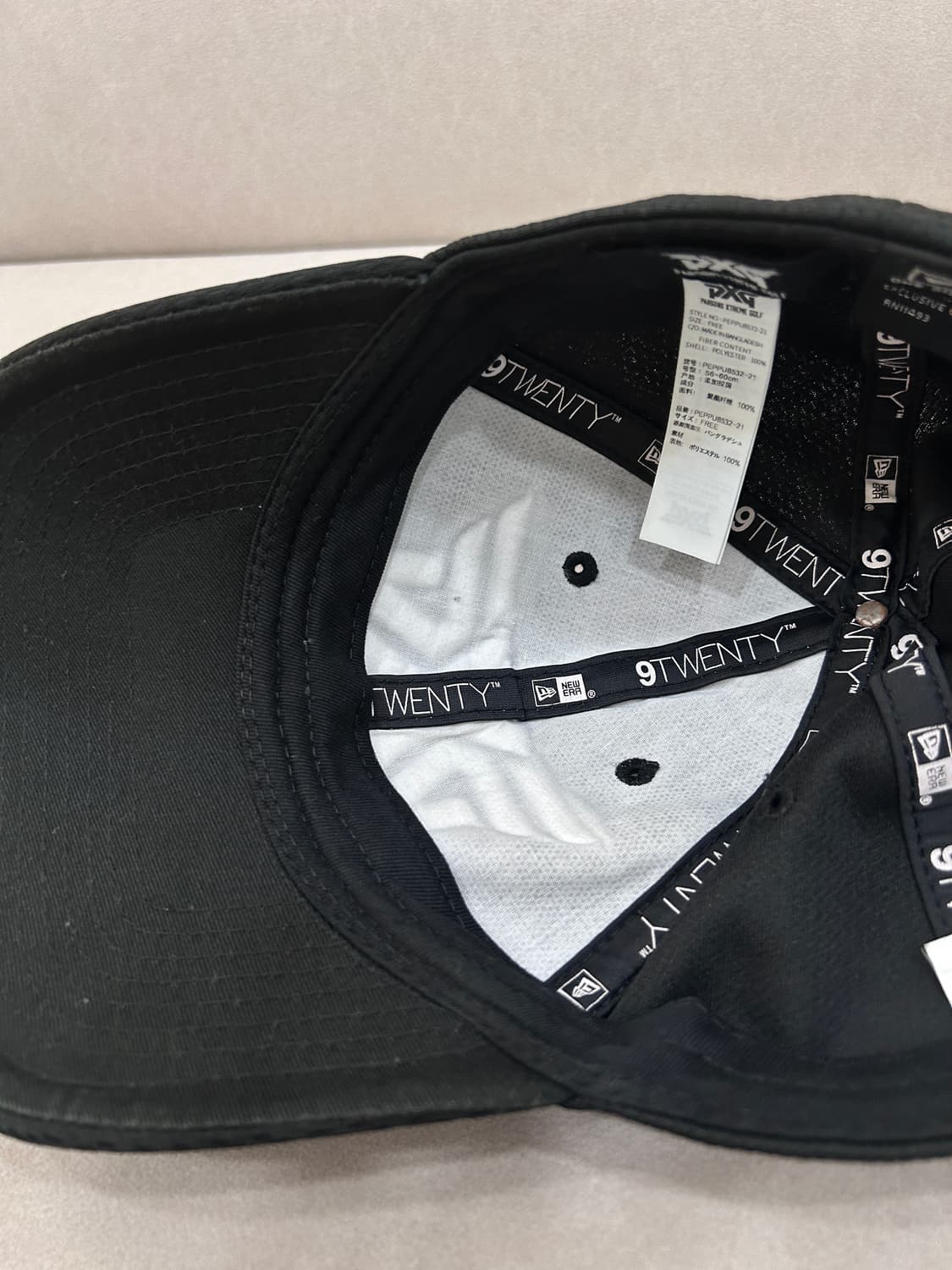 PXG 골프 블랙 볼캡 모자 56-60 상품이미지8