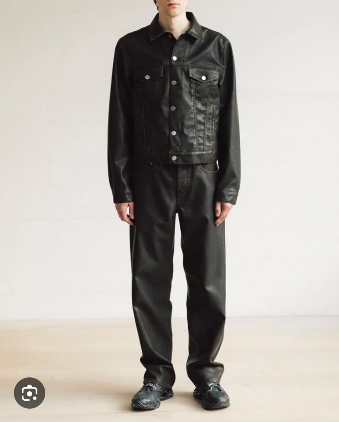 Sunflower Leather Trucker Jacket 상품이미지2