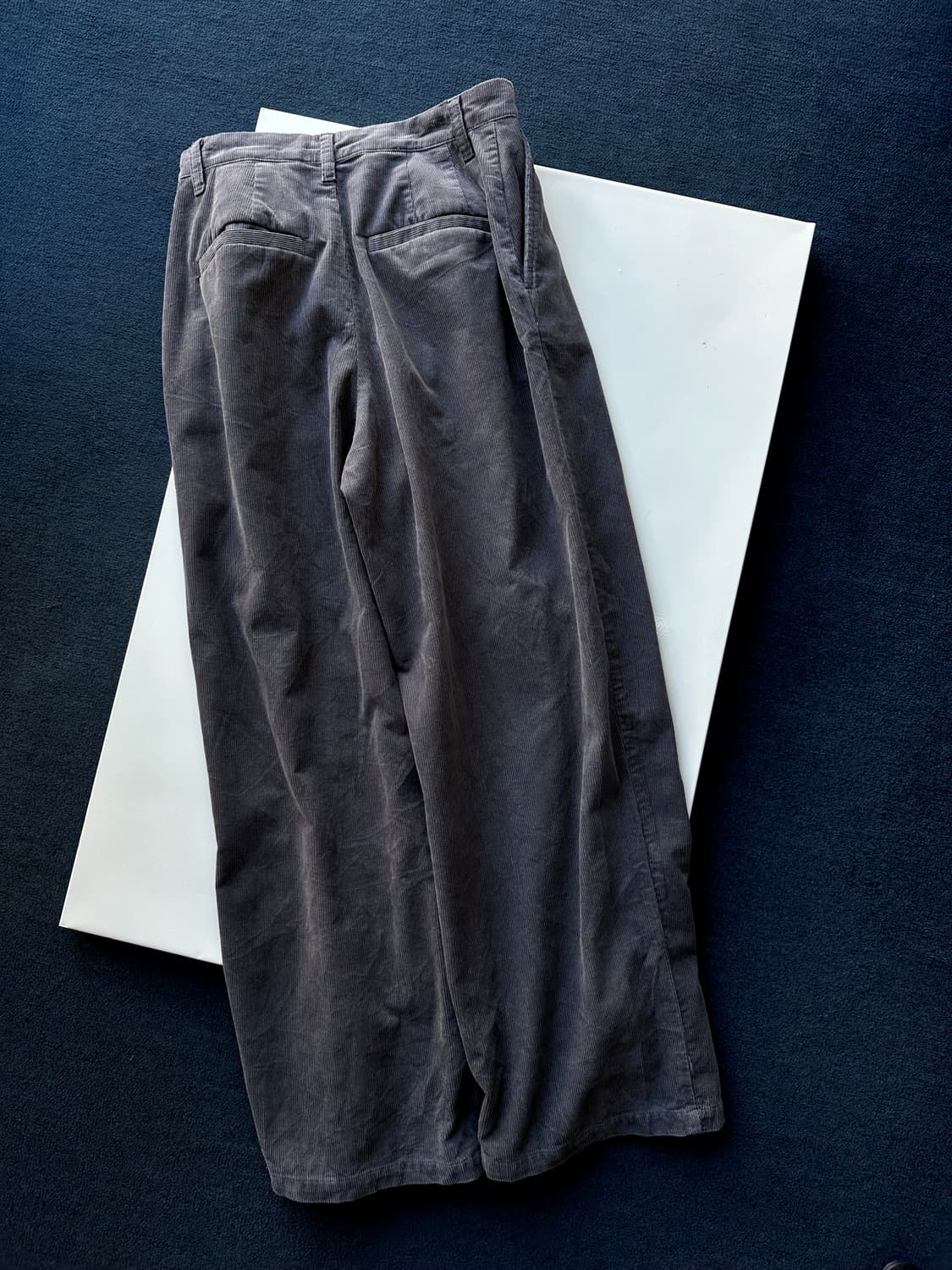 1tuck corduroy wide trouser 상품이미지5