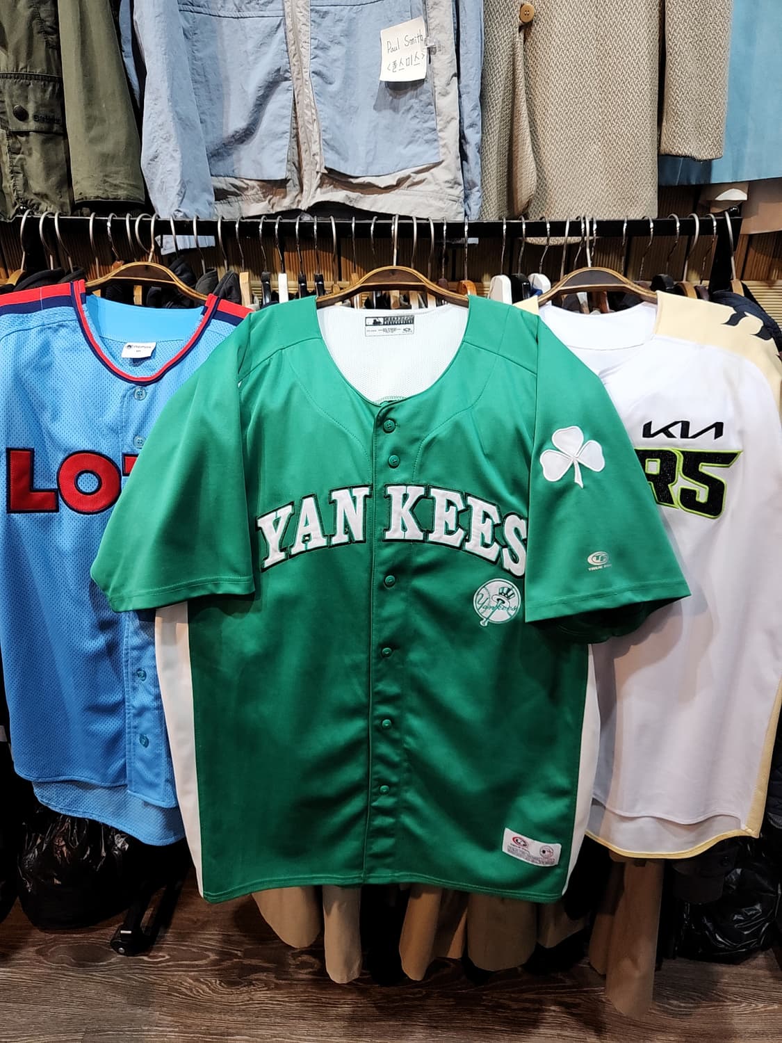 (3XL) 뉴욕 양키스 야구져지 반팔 빅사이즈 노마킹 유니폼  상품이미지1