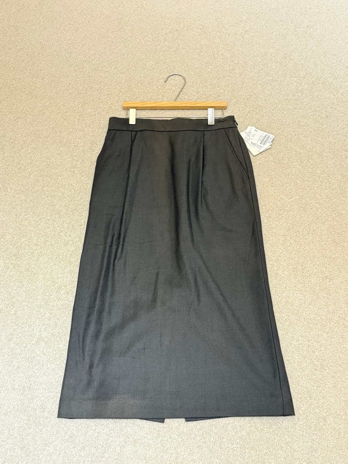 저널스탠다드 (js works) 카키 롱 스커트 상품이미지3