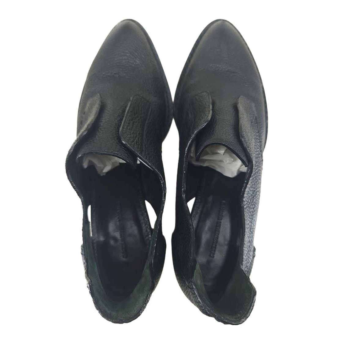 [여38]알렉산더왕 블랙 레더 로퍼[Y63-097] 상품이미지7