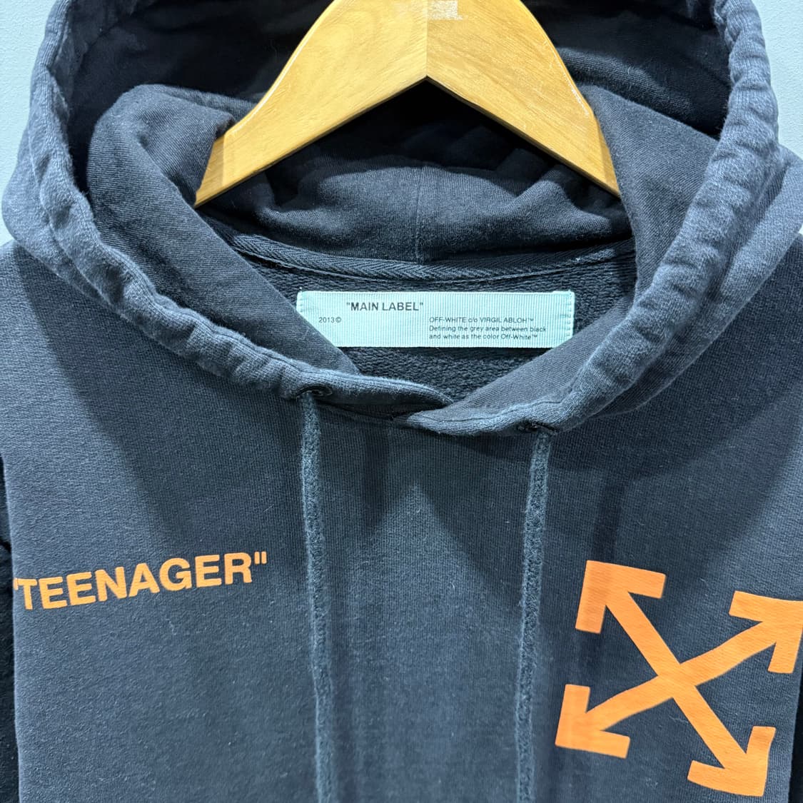 S 오프화이트 Off-White 바트 심슨 후드 티셔츠 상품이미지3