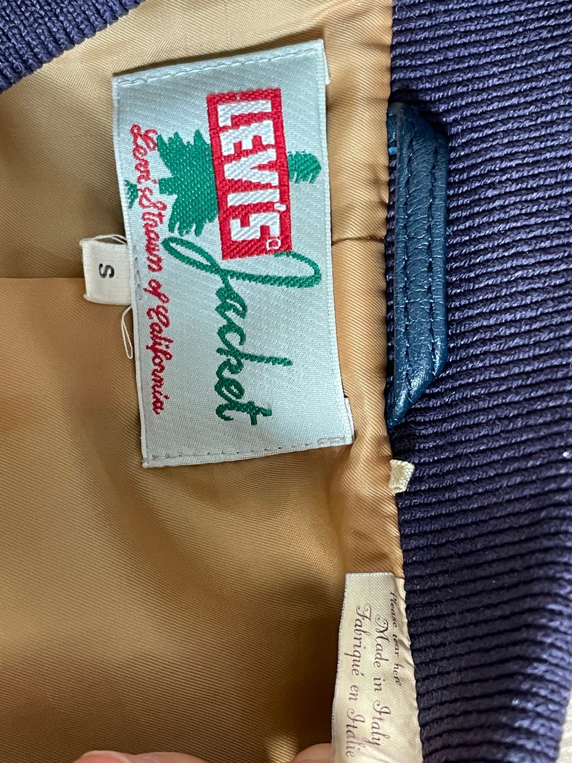 lvc 고트스킨 레더 봄버 상품이미지6