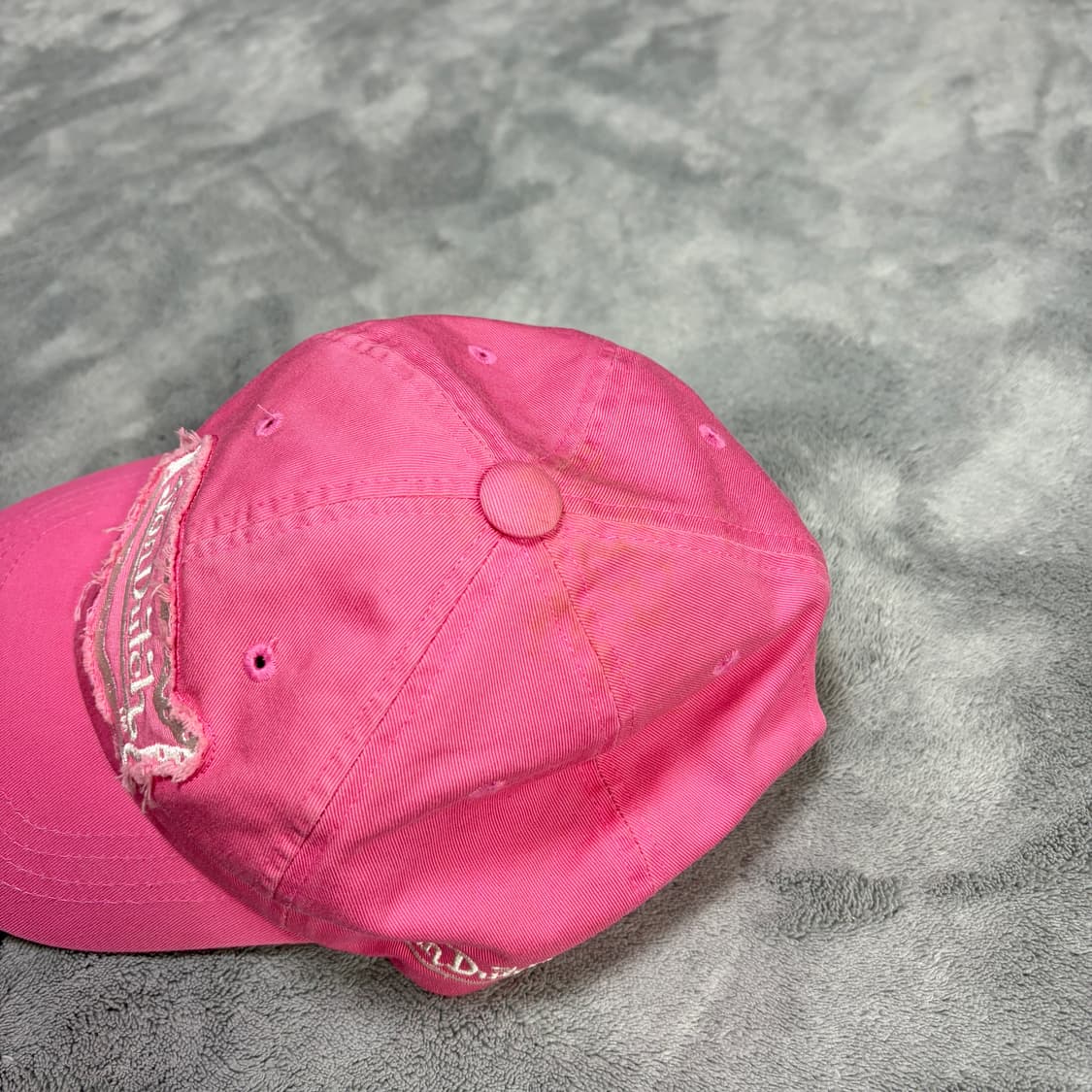 본더치 Y2K 핑크 볼캡  상품이미지4