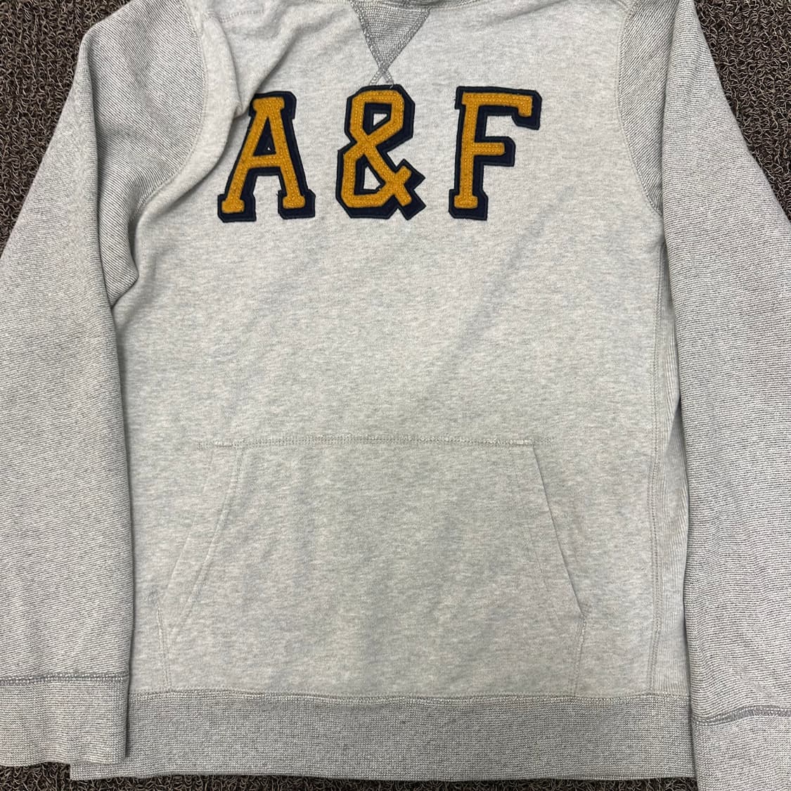 아베크롬비 후드티셔츠 그레이 L 상품이미지3