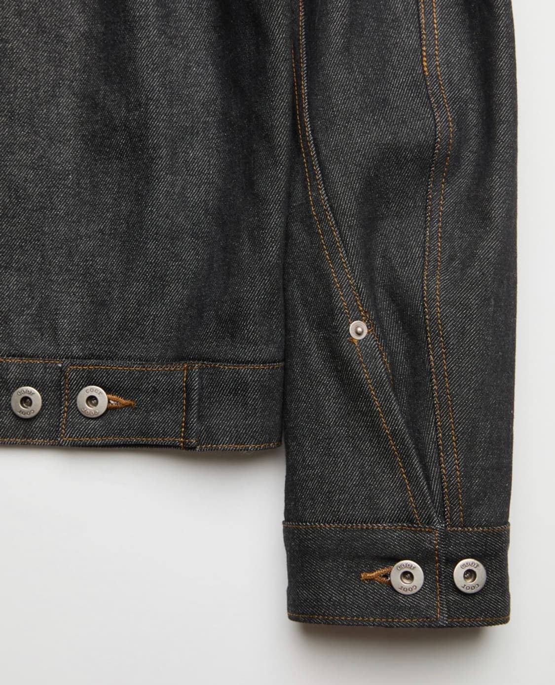 쿠어 타입1 리지드 데님 트러커 자켓 (인디고) L 상품이미지6