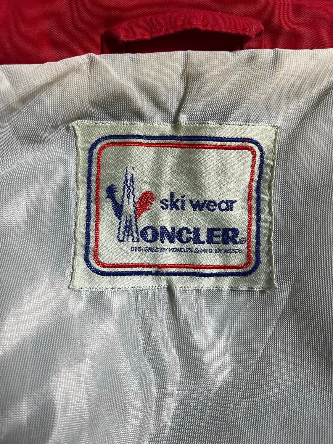 80s 몽클레어 * 아식스 콜라보 스키웨어 패딩 상품이미지7