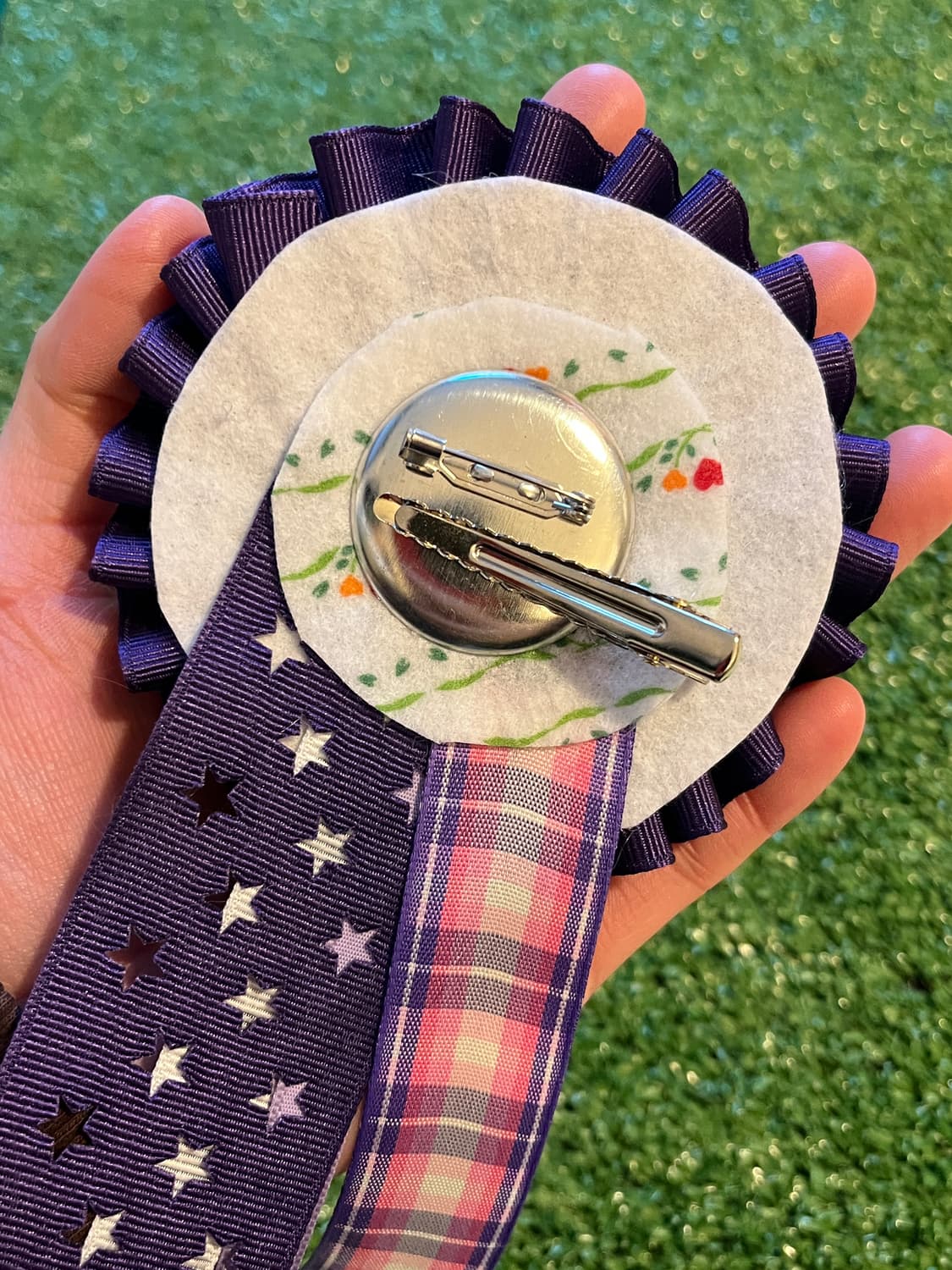 네이비 도트 프릴 바지 + 냥 로제트 세트 🐱 상품이미지6