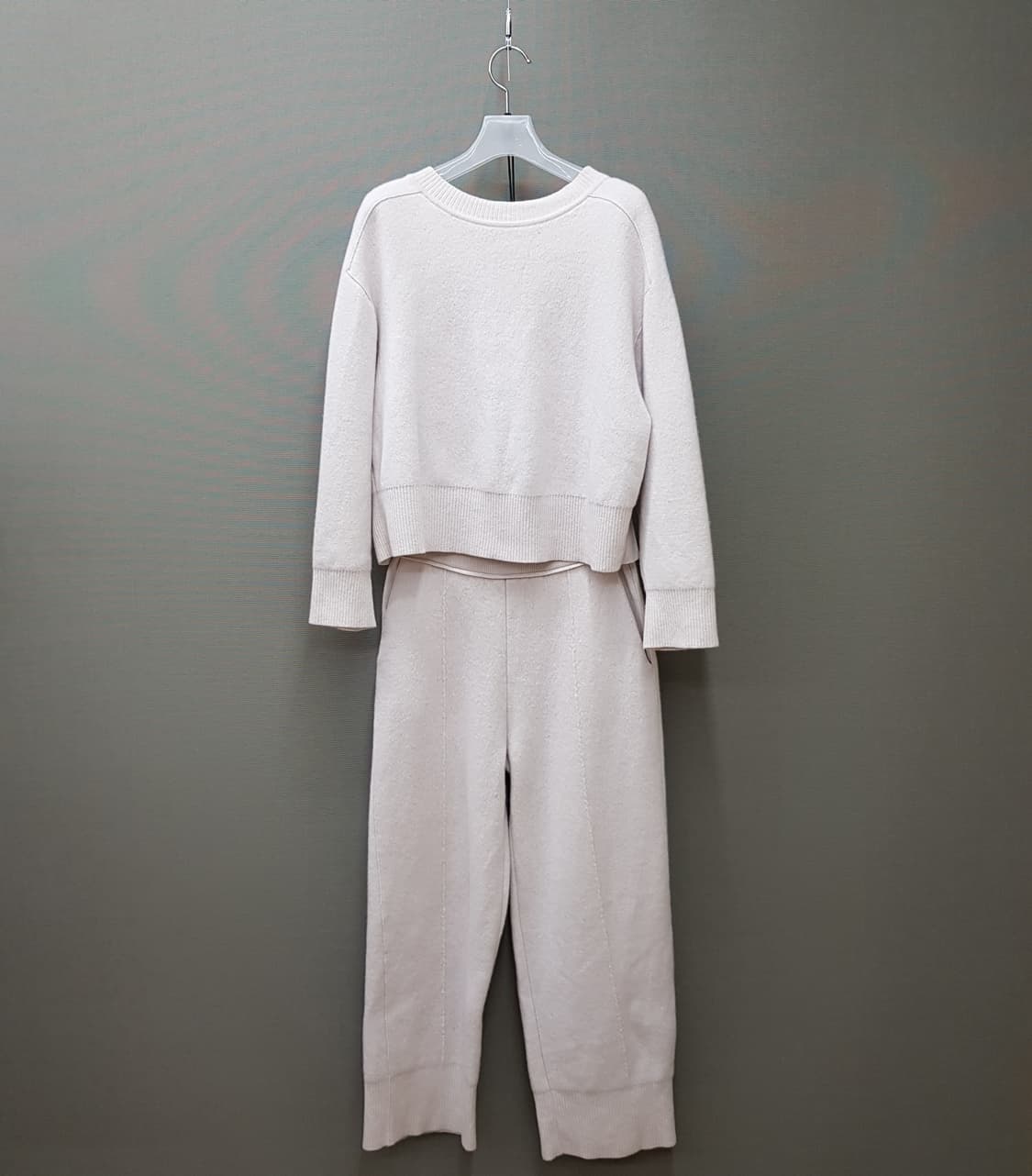 한섬 SJSJ 2023 캐시미어 울 니트 투피스 세트 F사이즈 상품이미지1
