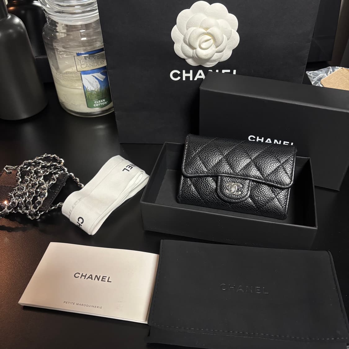 샤넬 클래식 똑딱이 은장 (내장칩) 상품이미지1