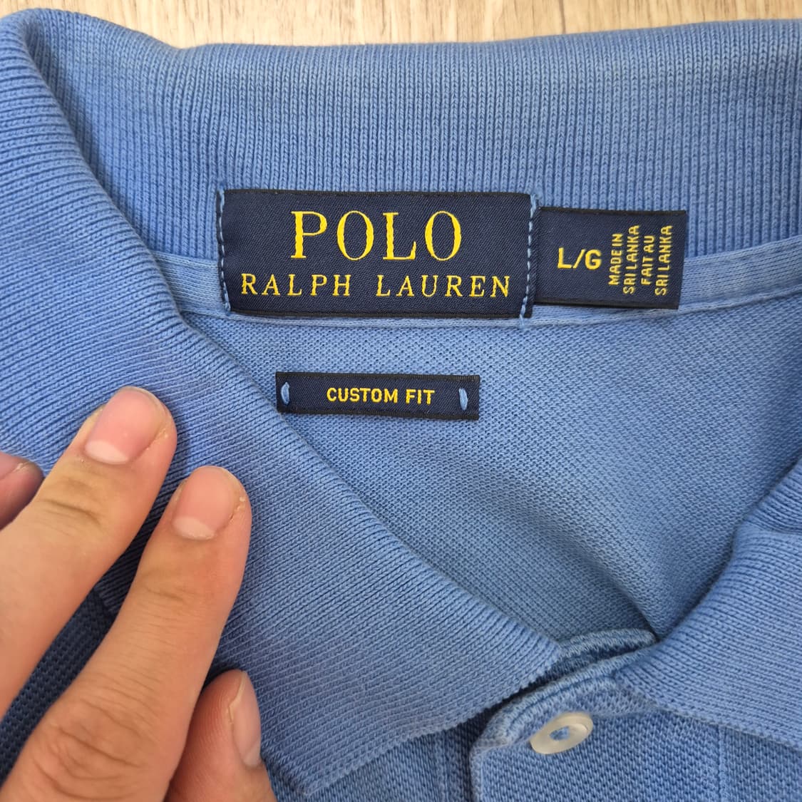 폴로 랄프로렌 스몰포니 커스텀핏 반팔 카라티 상품이미지5