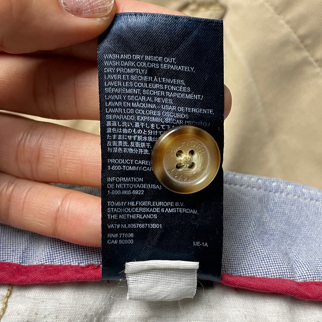 TOMMY HILFIGER 토미힐피거 베이지 카고 하프팬츠 A01136 상품이미지10