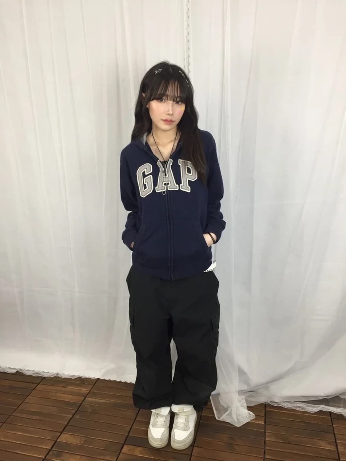 GAP Kids Big Logo Zip Hoodie 상품이미지1
