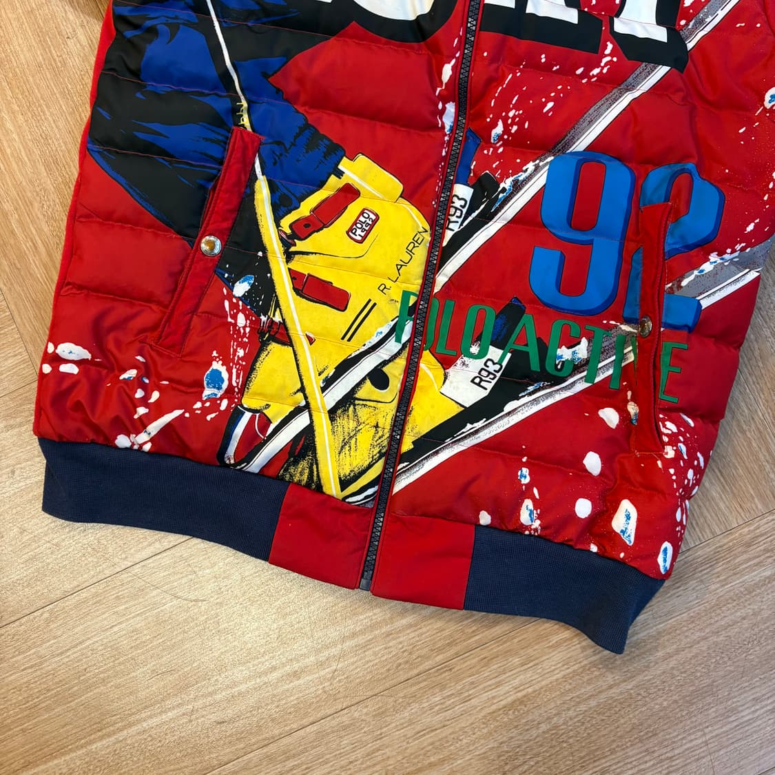 폴로 랄프로렌 다운힐 스키 더블 니트 다운 자켓 상품이미지6