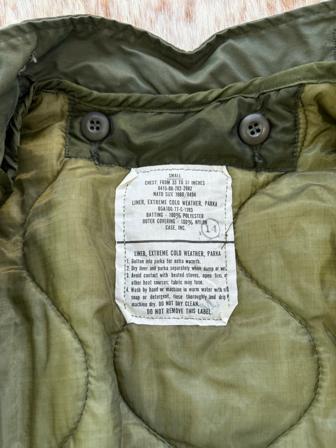 M-1965 피쉬테일 밀리터리 파카 상품이미지8