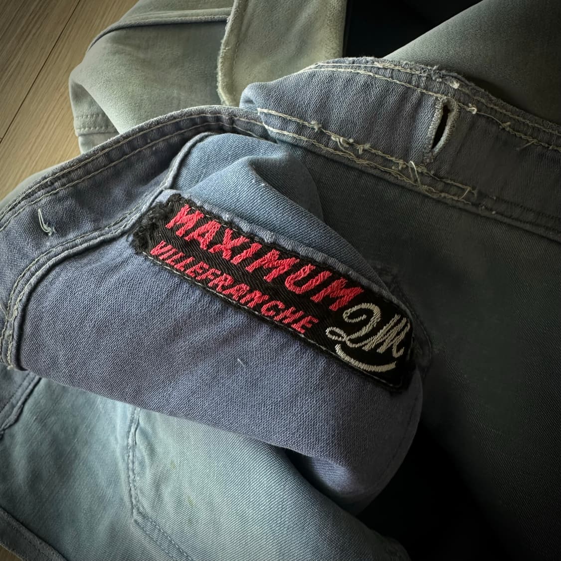 40s French Vintage Moleskin Work Jacket 상품이미지10