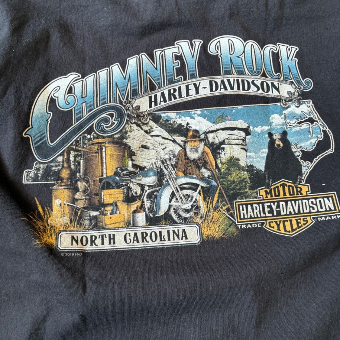 할리데이비슨 정품 블랙 긴팔 플레임 티셔츠 롱슬리브 상품이미지9