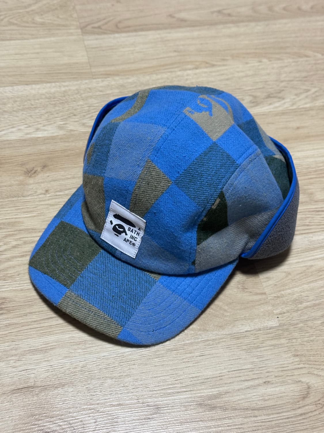 Bape 이어머프 캡 블루 상품이미지1
