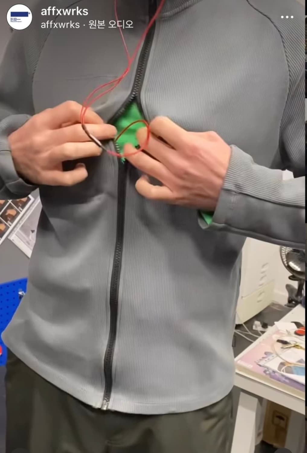 AFFXWRKS BURST ZIP UP JACKET 상품이미지6