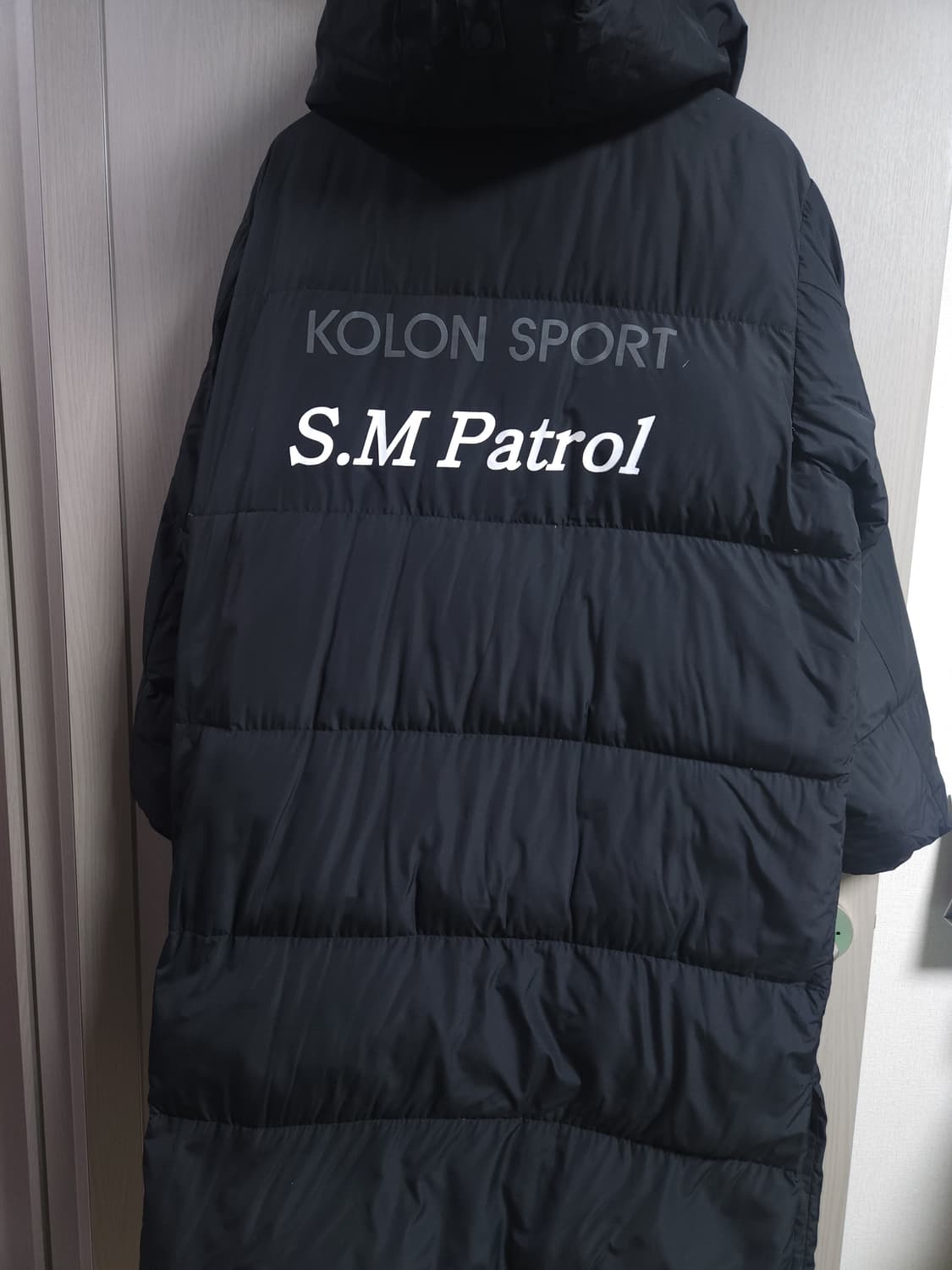 코오롱 구스다운 롱패딩, L 상품이미지4