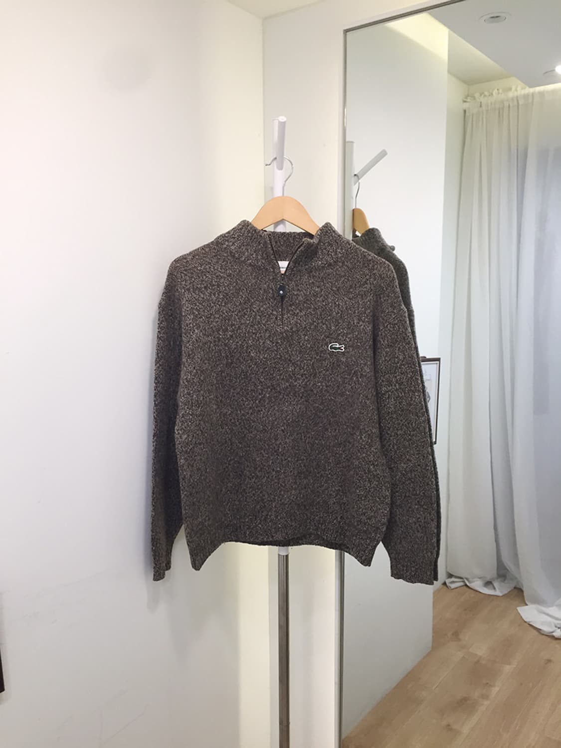 Women's Lacoste Half Zip Knit 100 상품이미지4