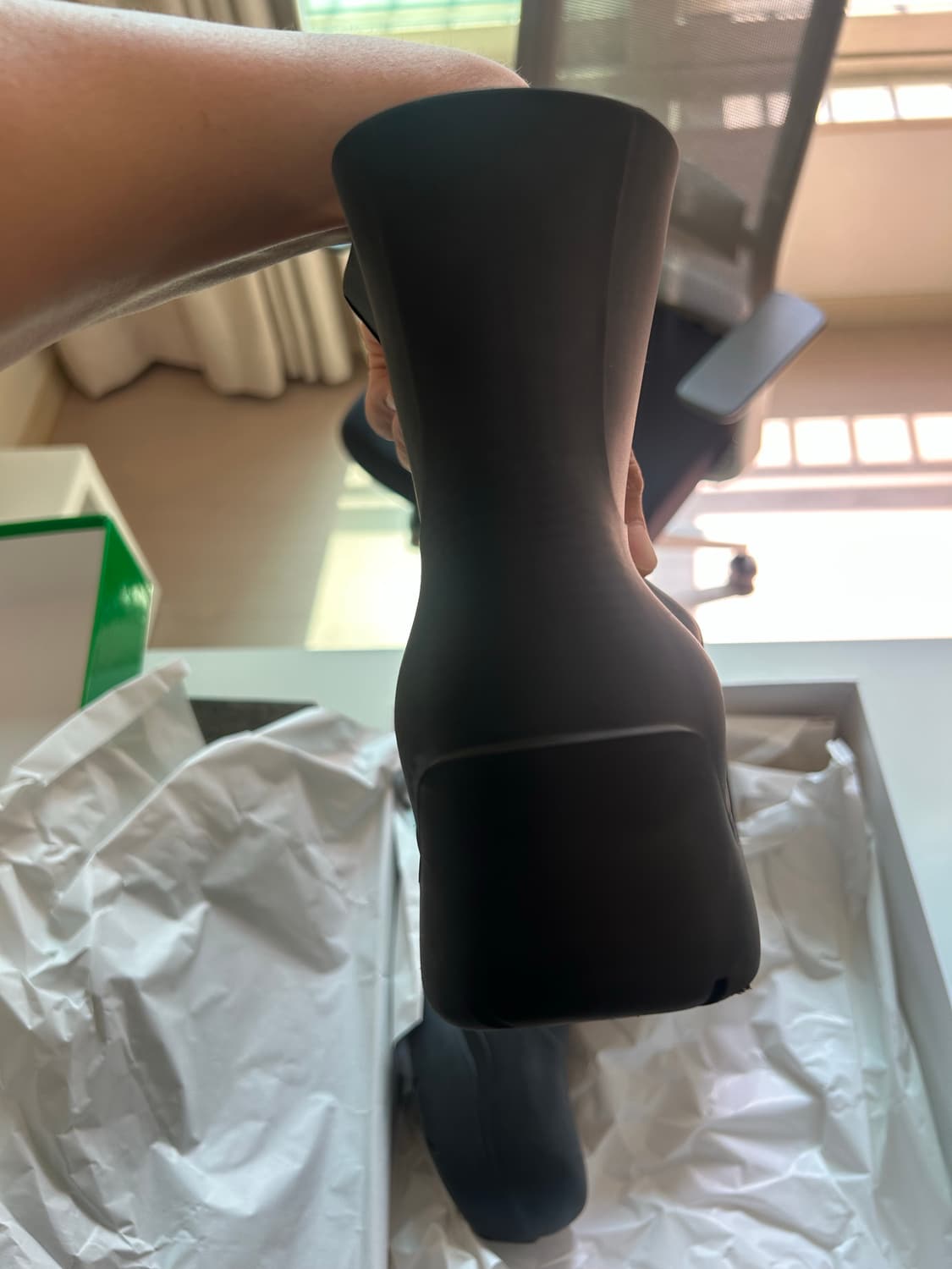 보테가 퍼들부츠 블랙 43  상품이미지3