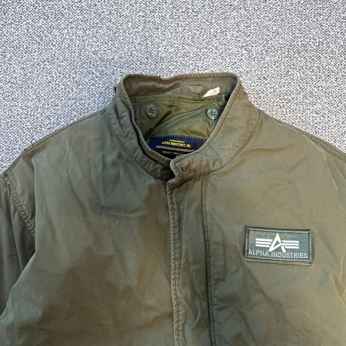 알파인더스트리 파카 카키 상품이미지2