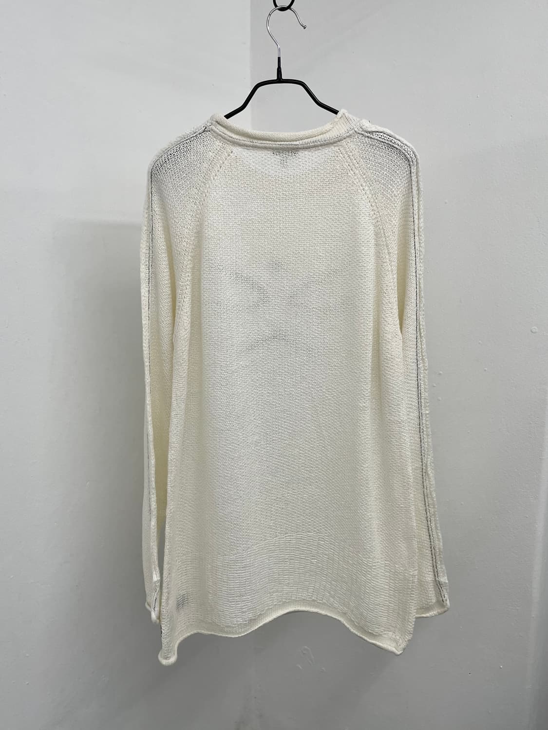 알마니 로고 디테일 니트 상품이미지7