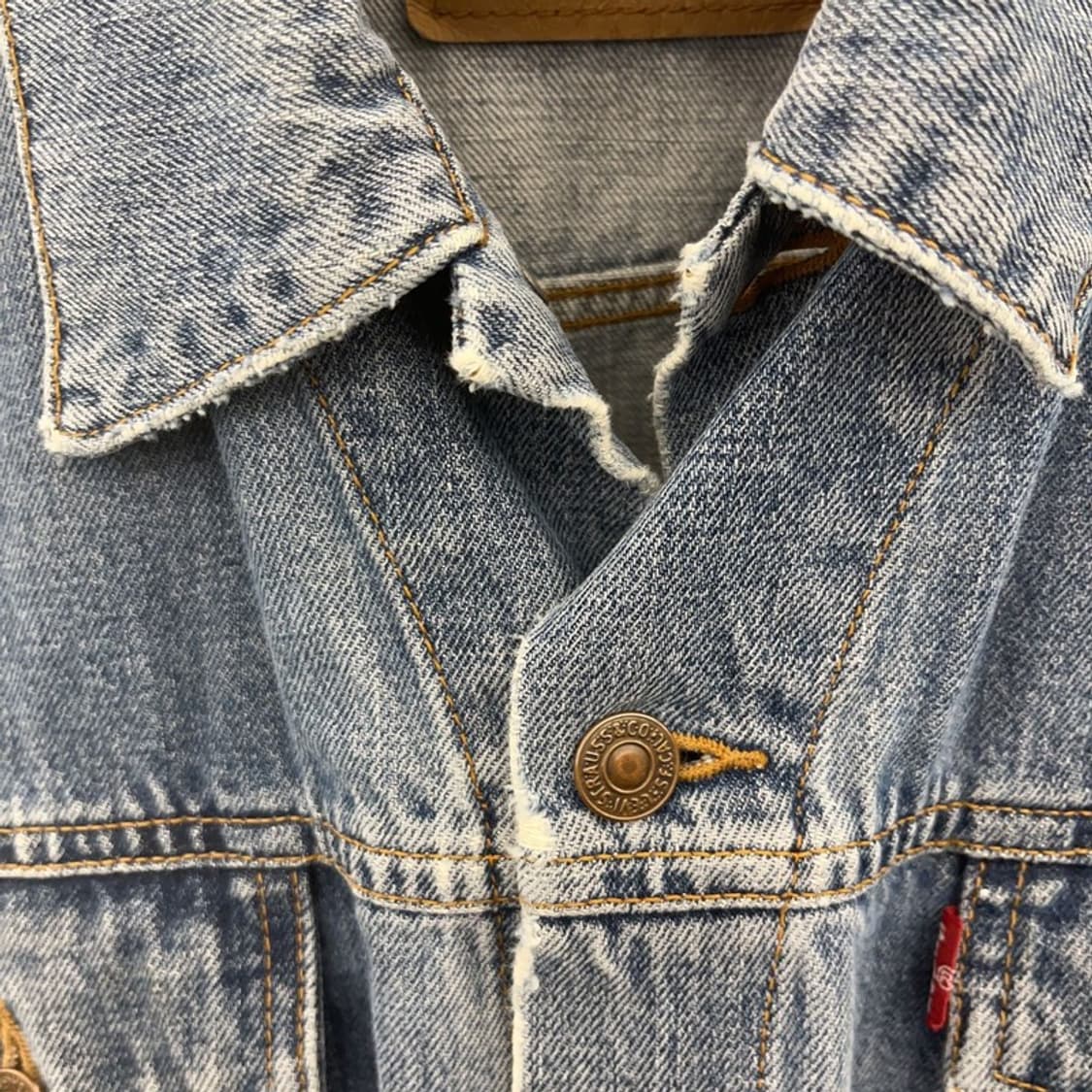 리바이스 빈티지 컨트리 트러커 그런지 데님 조끼 105 C09015 상품이미지8