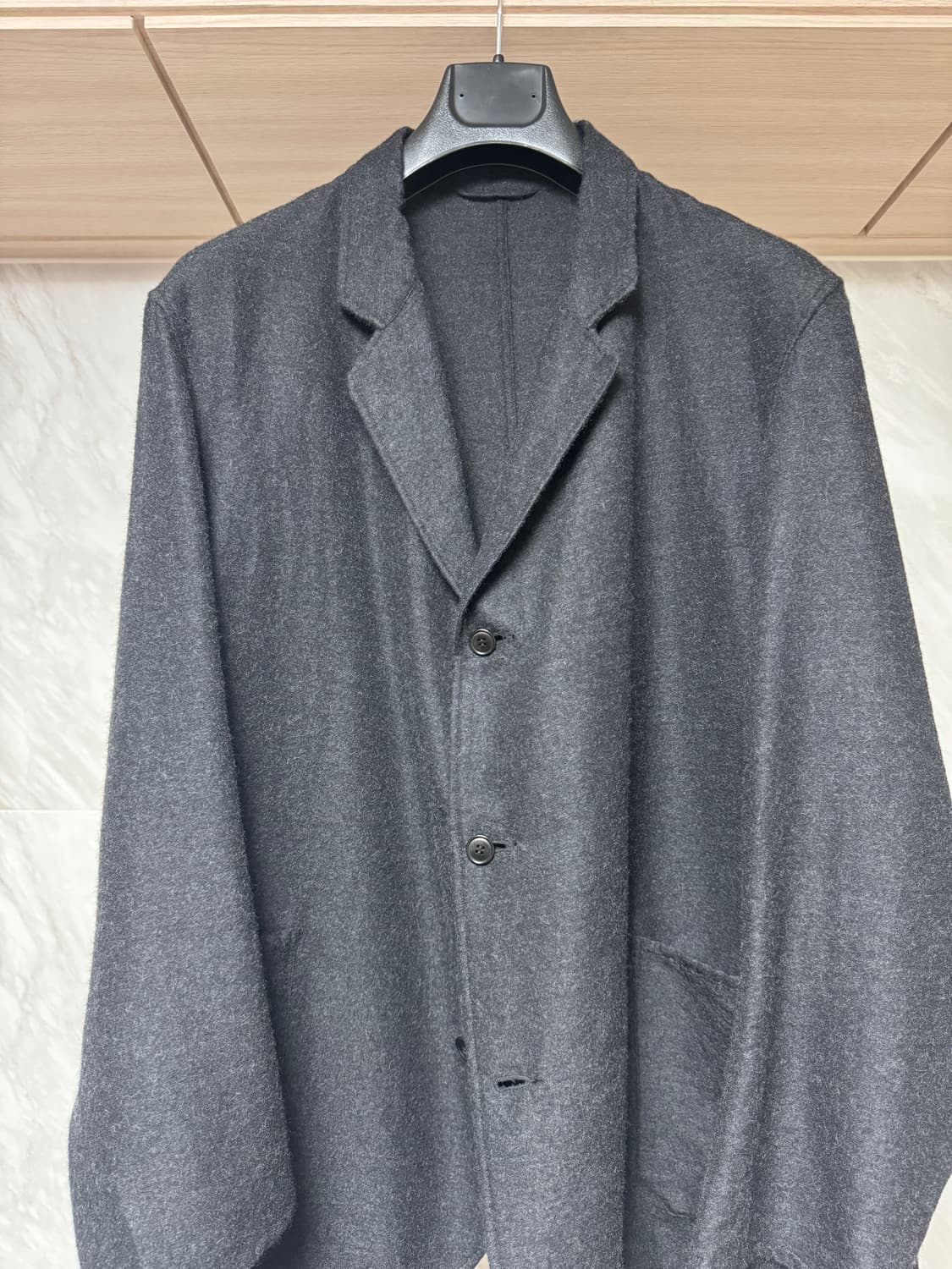 코모리 20AW 울실크 자켓 차콜 3사이즈 상품이미지2
