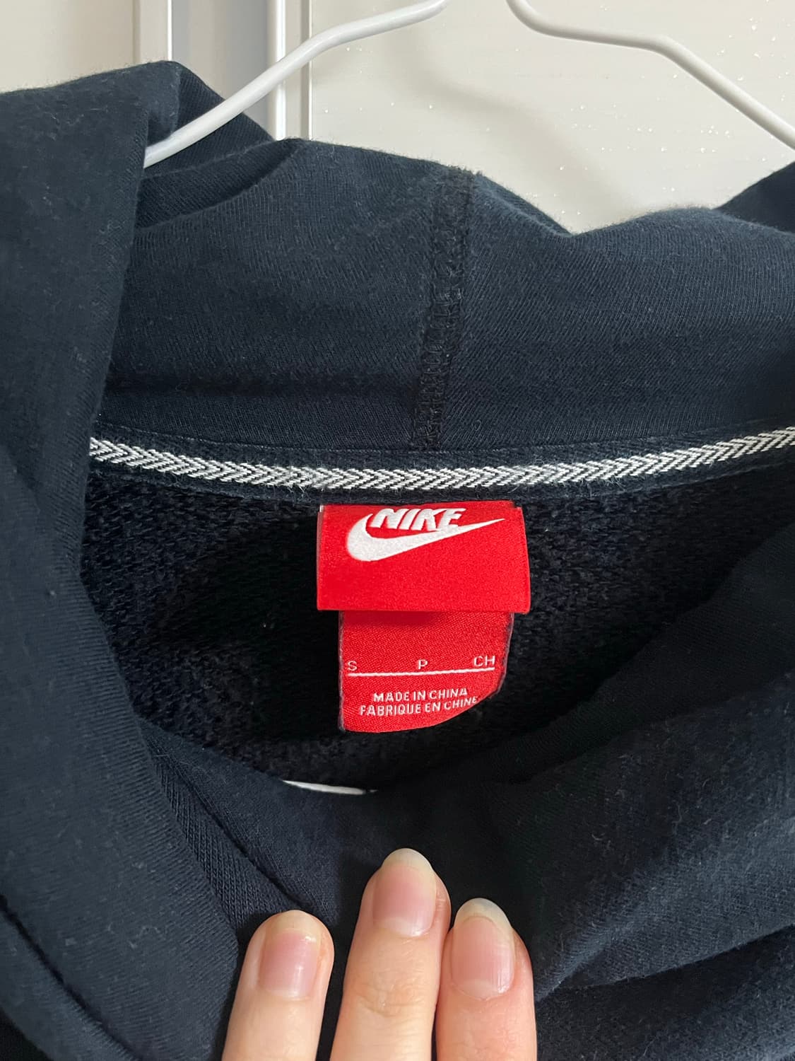 나이키 카울넥 풋볼 후드티 네이비 상품이미지3