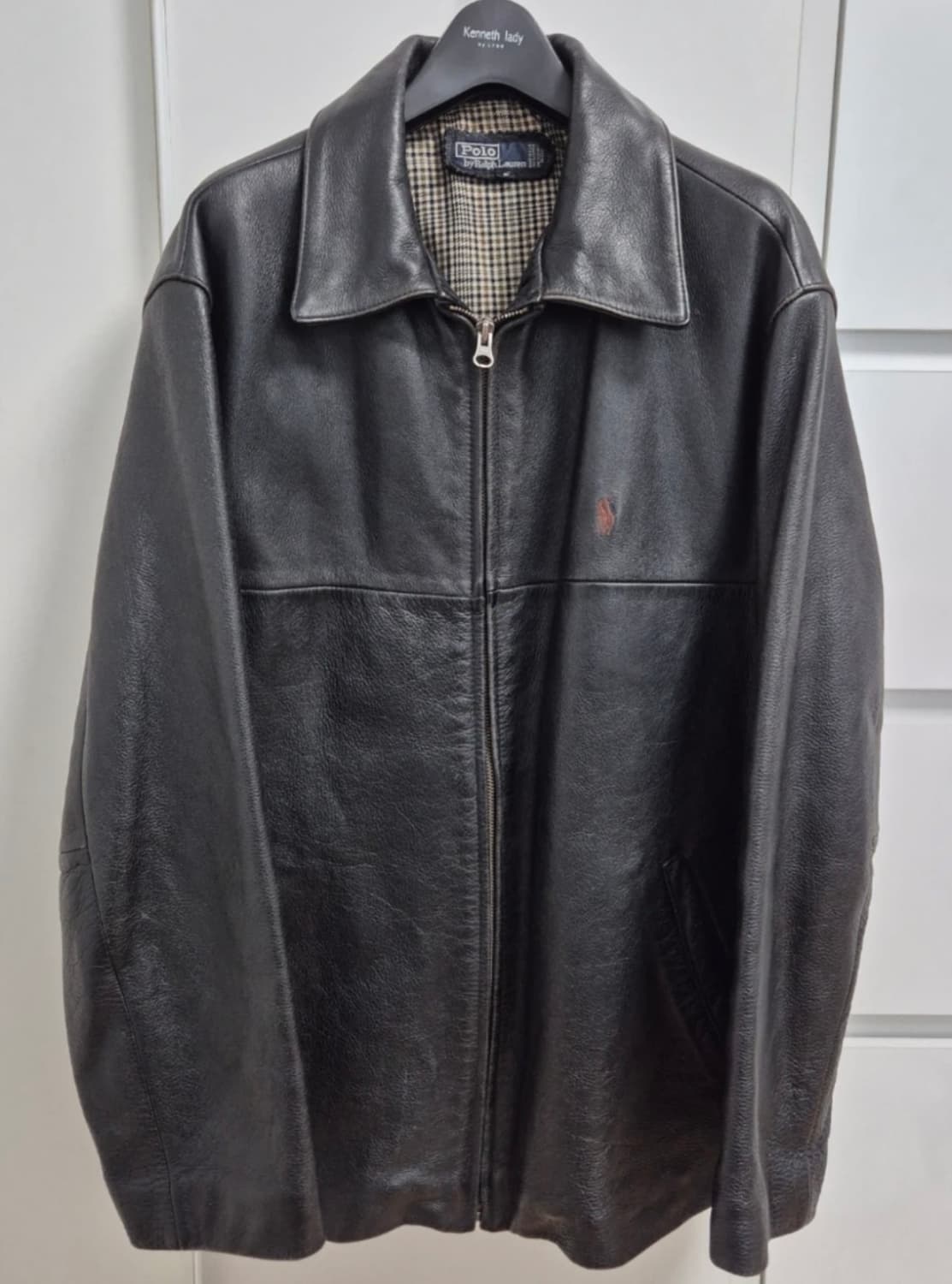 폴로 가죽자켓 상품이미지1