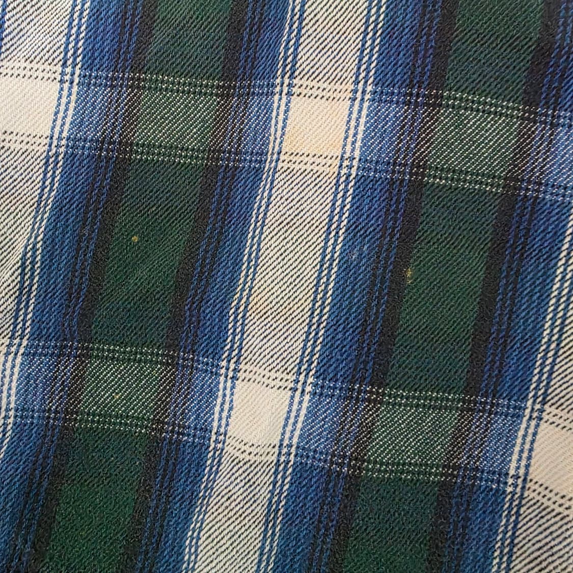 [XL] 90s 파이브 브라더 빈티지 플란넬 체크 셔츠 그린/블루 상품이미지3