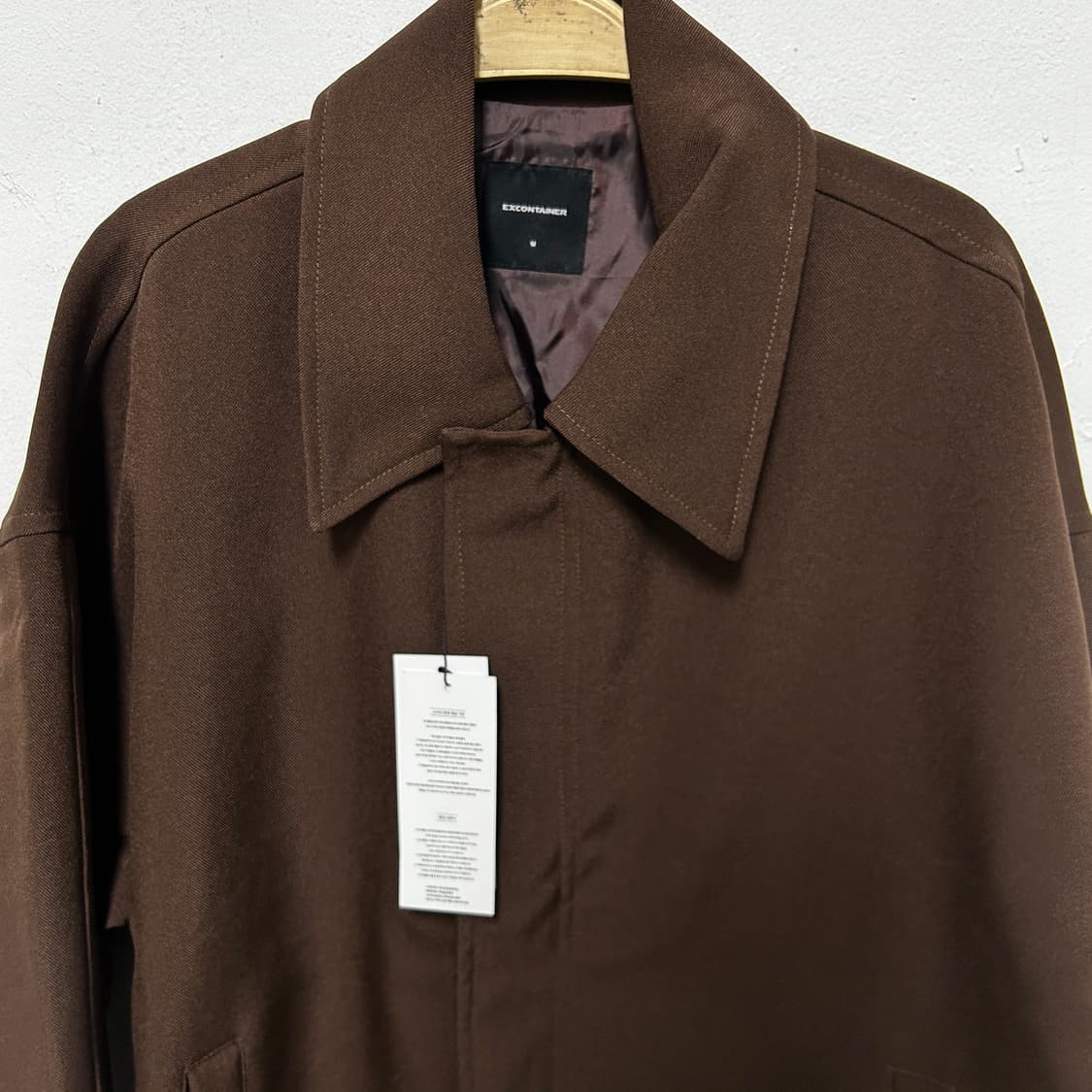 엑스컨테이너 브라운 자켓 (새상품) 상품이미지2
