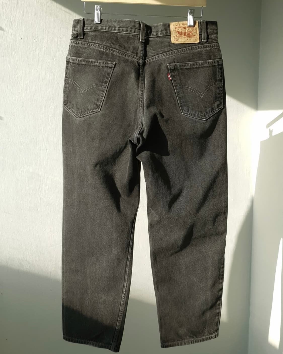 90s levis 리바이스 550 빈티지 데님 흑청 상품이미지2