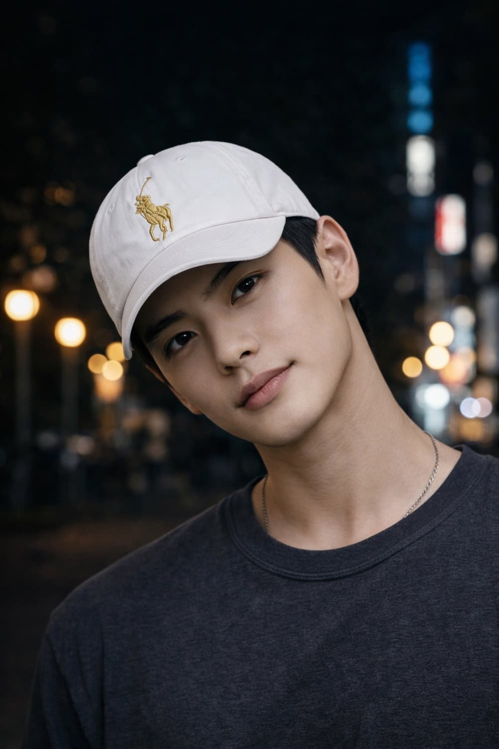 🧢 Polo 폴로 랄프로렌 빅포니 자수 캡 (오프화이트, 골드자수) 상품이미지1