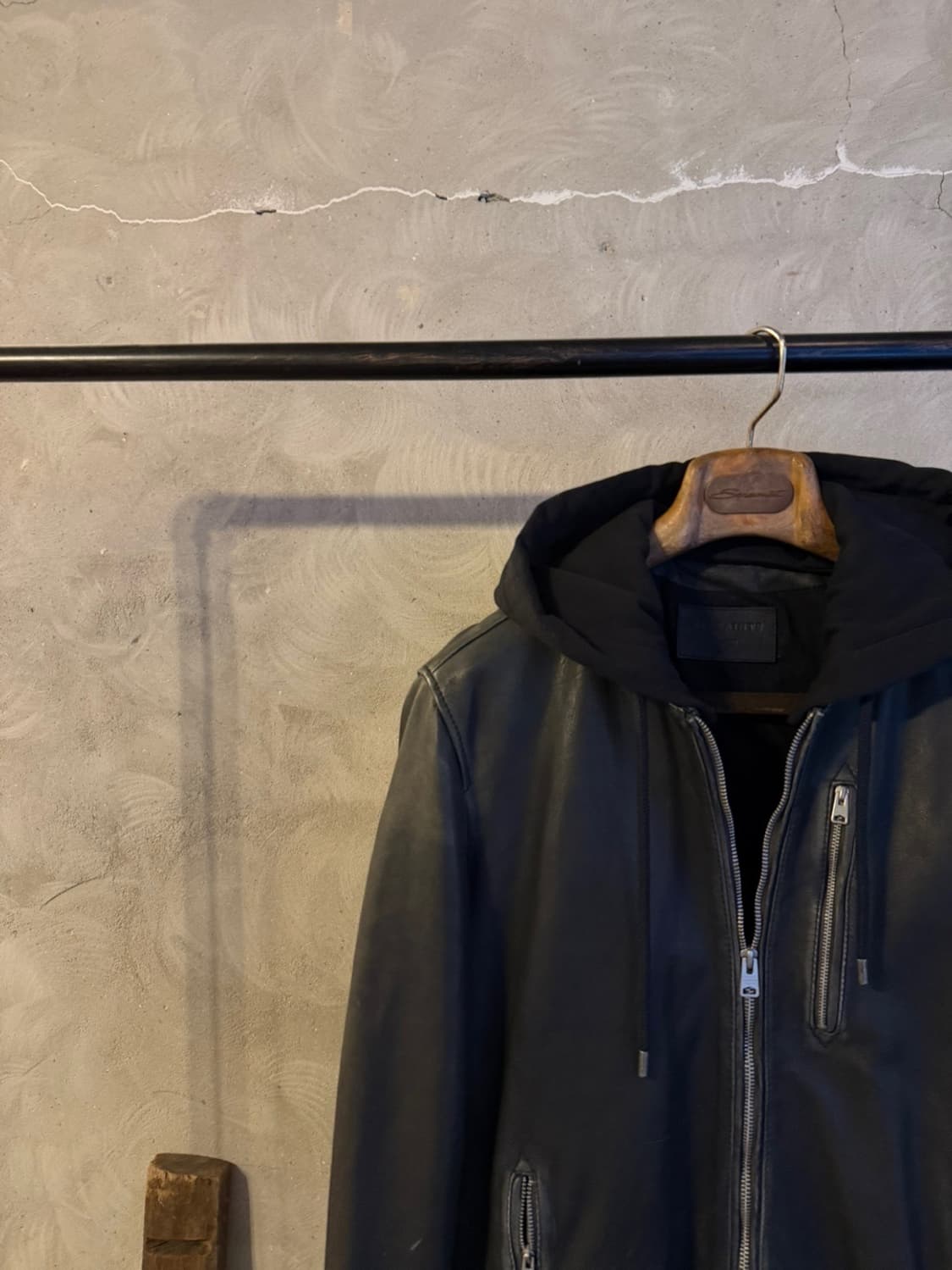 올세인츠 램스킨 클래식 블루종 100 상품이미지2