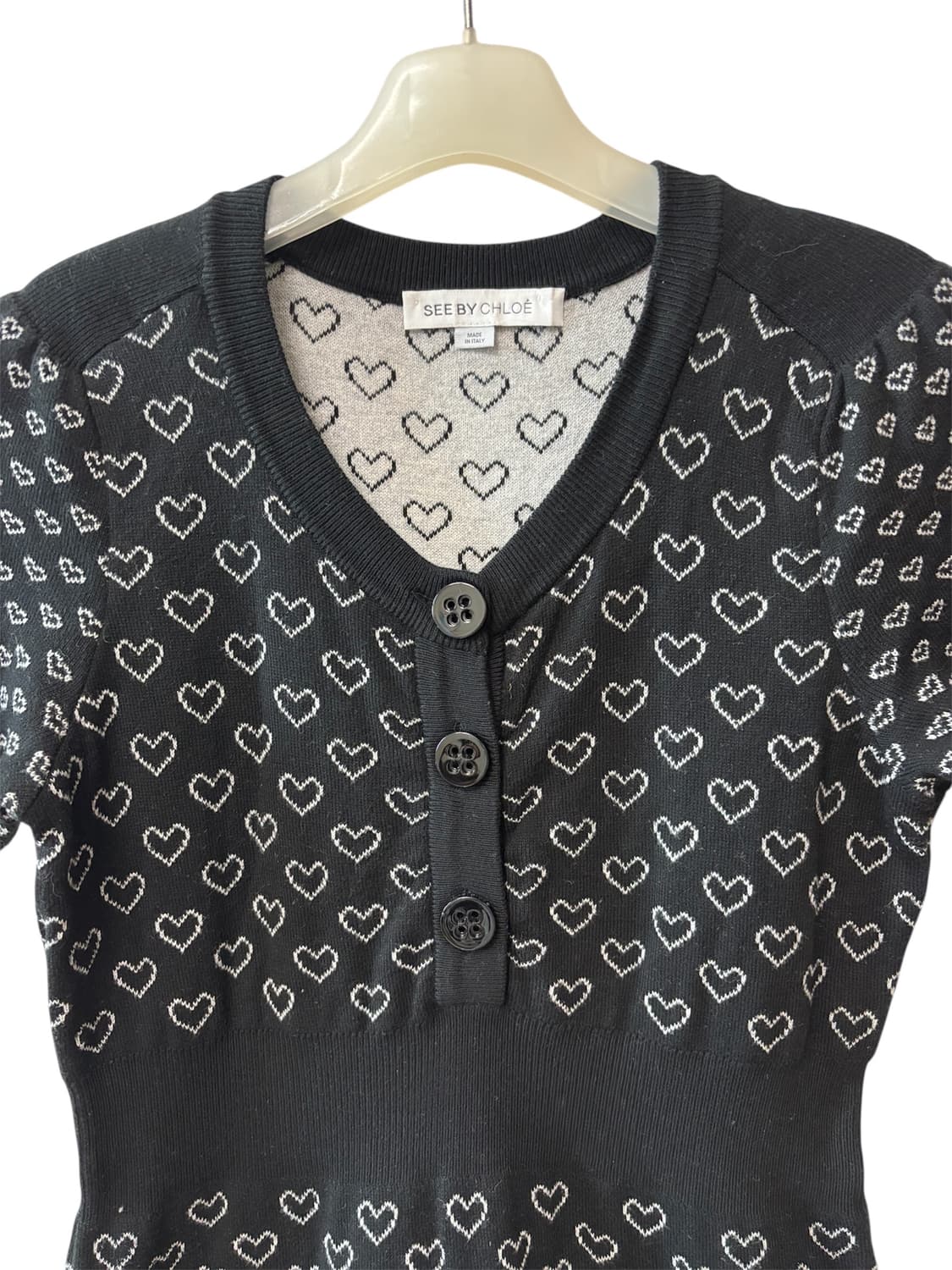 See by Chloe 코튼 반소매 니트 원피스 55 상품이미지2