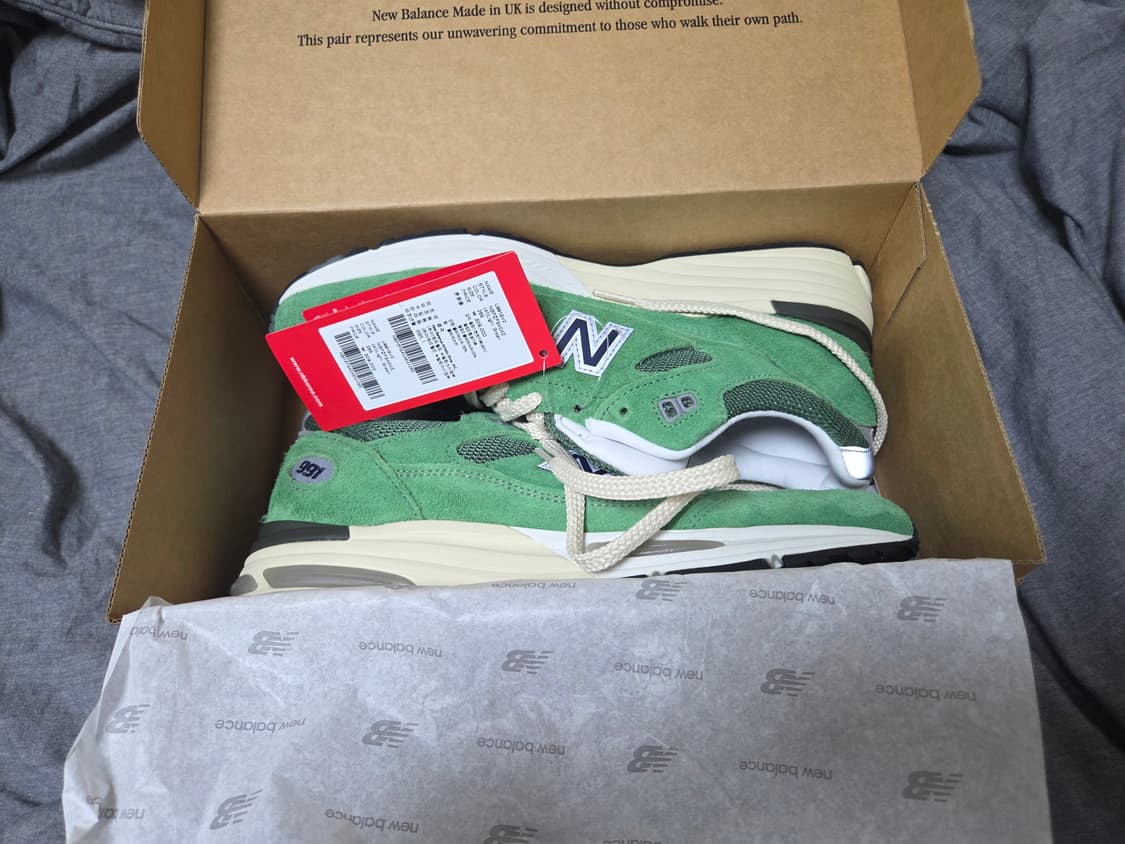 뉴발란스 991v2 미네랄 그린(U991gv2) 265 새상품 상품이미지3