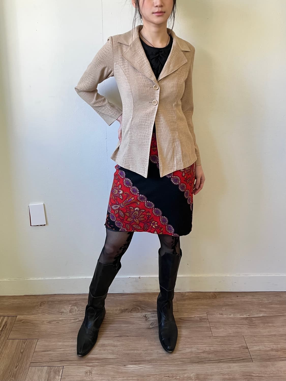 VIVAYOU 아트트랙 스커트 상품이미지7