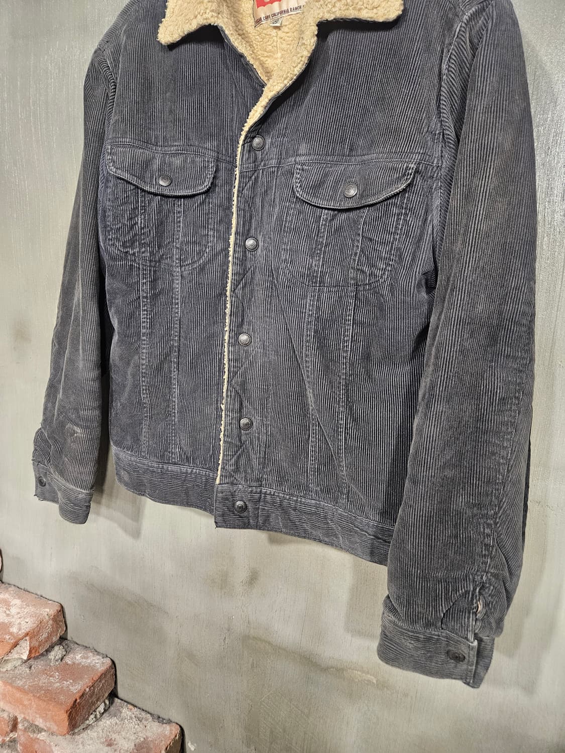 슈가케인 코듀로이 쉐르파 트러커 자켓 상품이미지4