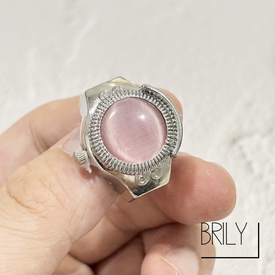 [Unisex] BLANC 빈티지 오브제 쿼츠 무브 워치링 시계 반지 상품이미지6