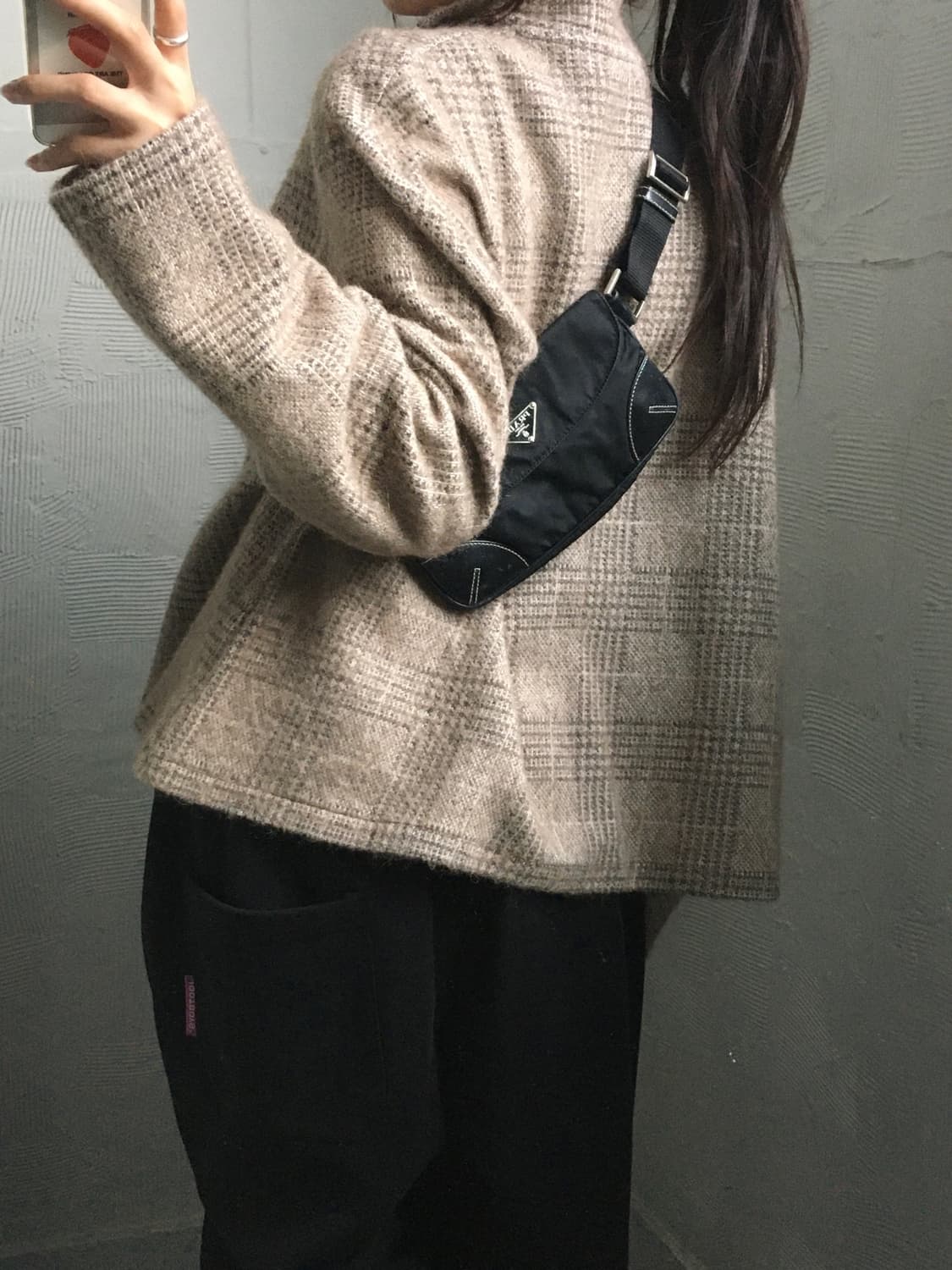 Prada 프라다 포코노 나일론 웨이스트 백  상품이미지1