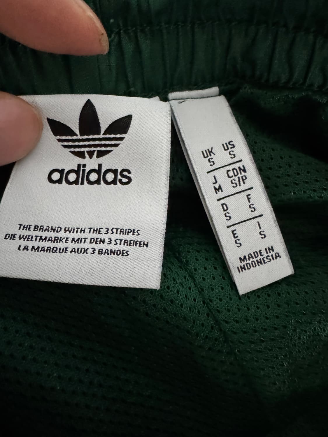 여성 아디다스 트레포일 우븐 조거펜츠 그린 s 상품이미지3