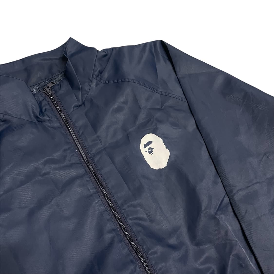 L) 베이프 로고 윈드브레이커 바람막이 자켓 네이비 상품이미지2