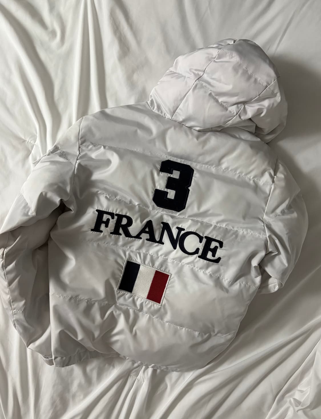 폴로 빅포니 프랑스 패딩 화이트 (유일매물) 상품이미지4
