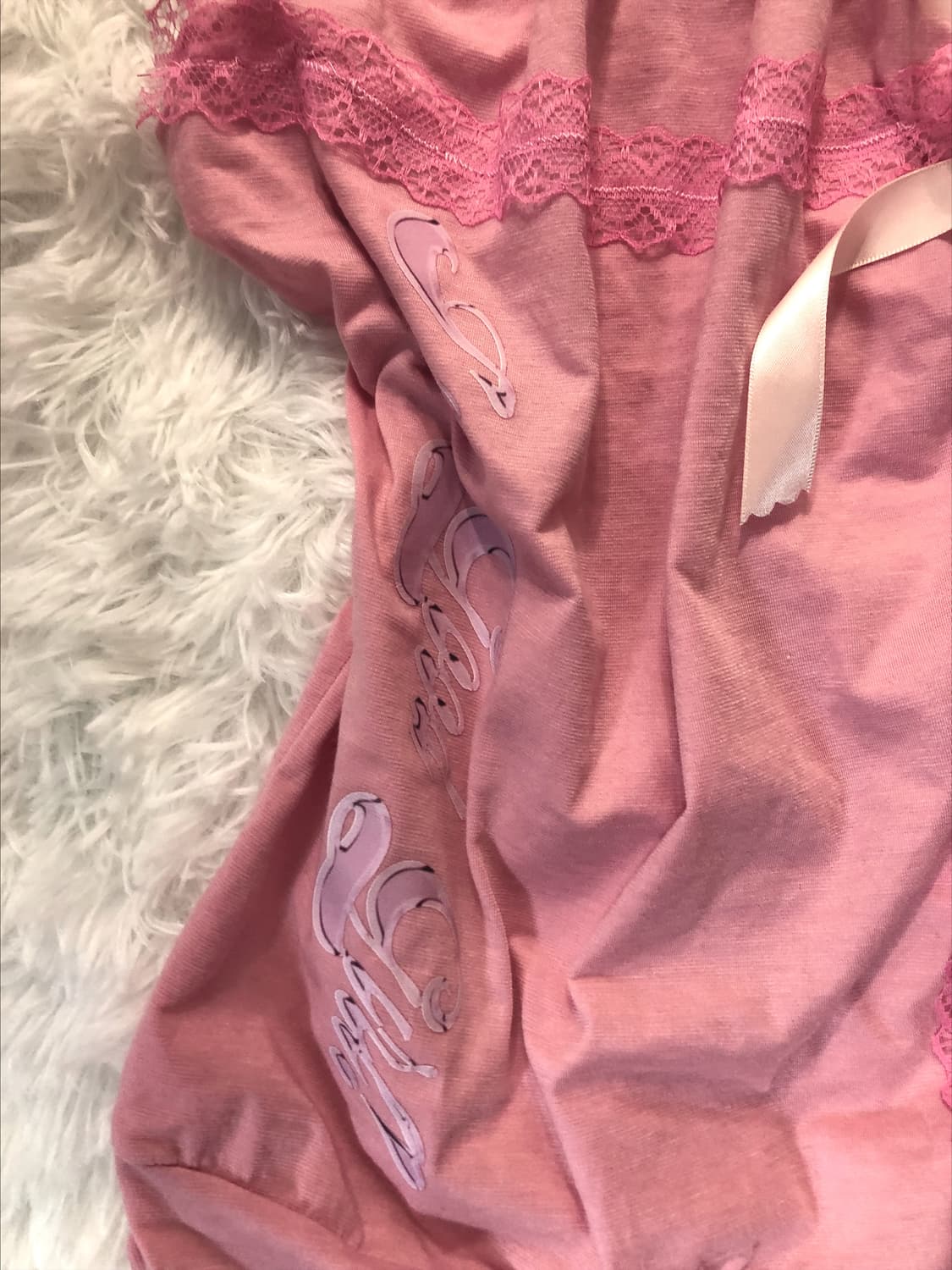 Pink button lace sleeveless 상품이미지4