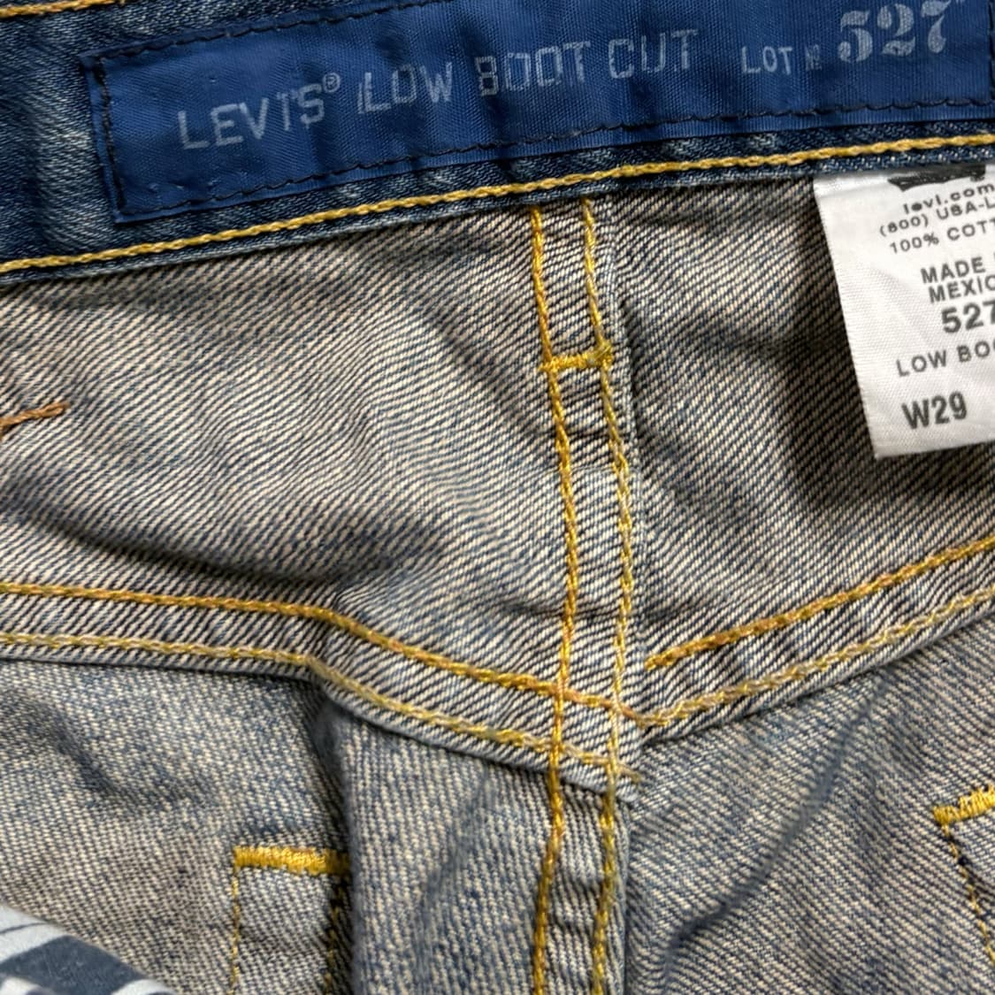 Levi’s 리바이스 데님 527 세미 부츠컷 대장 핀터레스트 팬츠  상품이미지4