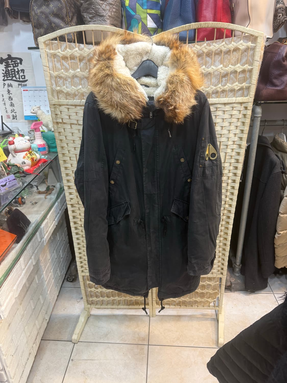 105 정품 무스너클 스텔라 야상 패딩 팝니다 상품이미지1